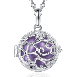 AEONSLOVE Angel Chime Caller Necklace Balls Llamador De Angeles Harmony Ball Necklace Pregnancy Chime Ball Necklaces Bola
