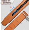 BULLIANT Men's Leather Belt Automatic Buckle Ratchet Belt Suit 35