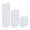 PROREGAL SuperSparSet 20 x Transparent Euro Containers BasicLine with Closed