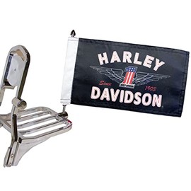 Motorcycle Biker Flag 6" X 9" -Highway Speed Rated! (Vintage) Made in the USA!