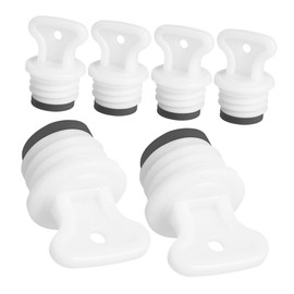 Outanaya 6 Pack Hot Water Bottle Sealing Cap Rubber Hot Water Bottle Lid Stopper for Hot Sack Comfortable Design for Ages