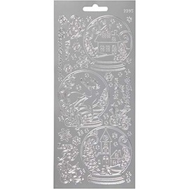 Creativ Sticker, Silver, One Size