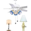 Hyamass 12" Sea Turtle Ceiling Fan Pull Chain Extender with