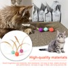 SHENGYIG Cat Toy Ball, Pack of 3 Interactive Play Balls
