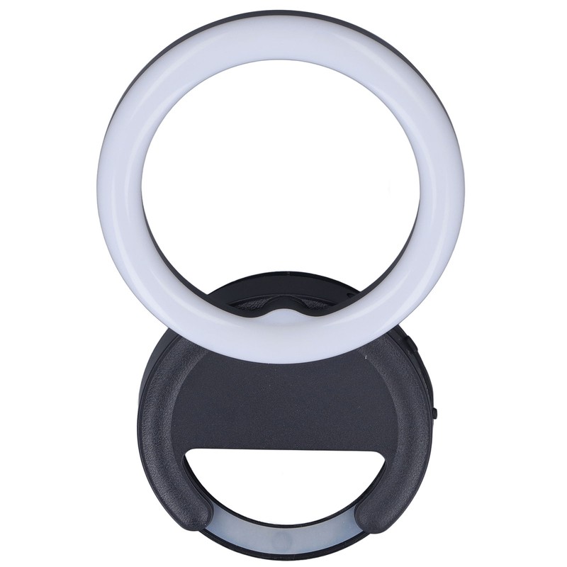 Clip On Ring Light for Phone 180 Degree Rotation 3
