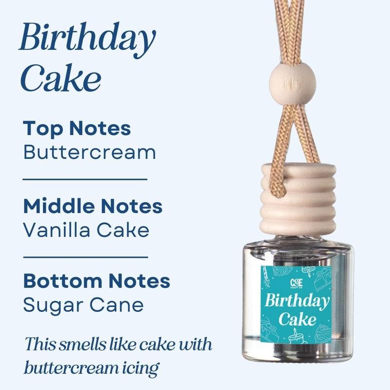 Scented Car Air Freshener - Long Lasting Car Diffuser -