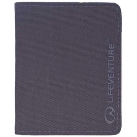 Lifeventure RFiD Protected Trifold Wallet — Zip Trifold Wallet for Travel, Eco-Friendly, Recyclable Material (Navy Blue)