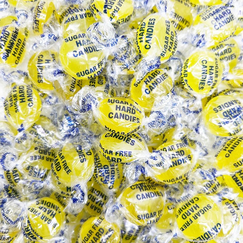 Sugar Free Lemon Hard Candy Drops - 1 Pound Approx.