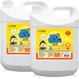 Dr. K-Kong Bubble King Foaming Lemon 4L / 닥터케이콩 버블킹 포밍 레몬 4L x 2개 ~ 핸드워시 손세정제 거품 버블 닥터케이콩 버블킹 핸드워시 레몬향 4L 대용