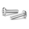 M8 x 30mm 10Pcs Flat Head Hex Socket Cap Screws