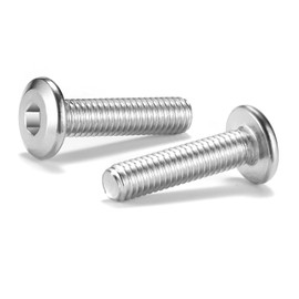 M8 x 30mm 10Pcs Flat Head Hex Socket Cap Screws Bolts, 304 Stainless Steel 18-8, Full Thread by SG TZH (with Hex Spanner)