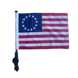 SSP Flags Betsy Ross Golf Cart Flag EZ On & Off Bracket