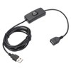 MECCANIXITY USB Extension Cable with ON/Off Toggle Switch 2m USB