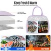 douyadady Lunch Bag Women/Men Lunch Box Women/Men (Lavender)