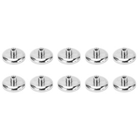 10 Pcs Cup Magnet D42 40kg Neodymium Strong Magnetism Nickel Plating Rust Prevention Magnet Hook Base
