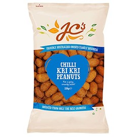 J.C.'S QUALITY FOODS Chilli Kri Kri Peanuts, 330 g