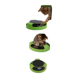 HTUK Cat Kitten Catch The Mouse Plush Moving Play Toy Catch The Mouse Interactive Motion Cat Toy For Hours Of Fun And Exercise