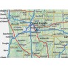 Tiger Moon Michigan State Map - 17.7 x 16.5 Inches,