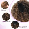 Drawstring Curly Ponytail Extensions for Black Women Protein Silk Fiber