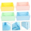 Levemolo 4Pcs Stackable Storage Box Versatile Sundries Organizer for Home