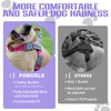 Paworld Service Dog Vest, No-Pull Service Dog Harness with 4