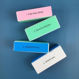 Nail file buffer nail file trimming tool grooming sandpaper square sanding block 1p / 네일 파일 버퍼 손톱 야스리 정리 도구 손질 사포 사각 샌딩블럭 1p