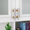 Haliwu 20 Pack Brushed Nickel Cabinet Pulls, Silver&Gold Cabinet Handles,