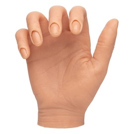 Americanails RealisTech Ultra Lifelike Silicone Practice Hand for Acrylic Nails – Nail Tech Training Tool, Flexible Practice Hand, Mannequin Hand with Insertable Nails, Practice Nail Art