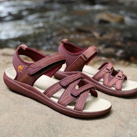 CAMEL CROWN Womens Hiking Sandal Waterproof Lightweight Comfortable Sport Sandal Straps with Adjustable Hooks for Beach Vacation Camping Outdoor