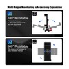 HAFOKO Aluminium Alloy Phone Tripod Mount with Cold Shoe Mount