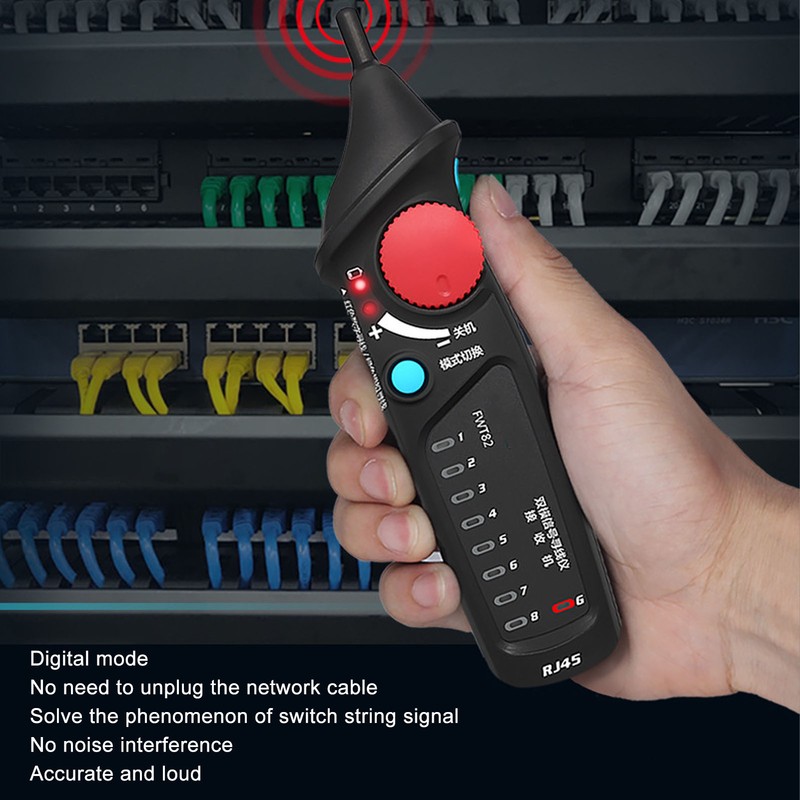 RJ11 RJ45 Line Finder Accurate Location Analog Digital Dual Mode