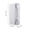 Mini Mechanical Metronome Portable 11x5x3cm White Musical Instrument Accessories for