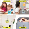 4-Piece Multi-Function Electronic Timer, Learning Management, Suitable for Kitchen, Study,