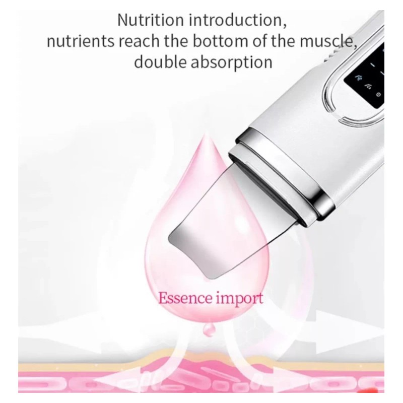 N/A Skin Scrubber Ultrasonic Facial Limpieza Antiedad Antiacné