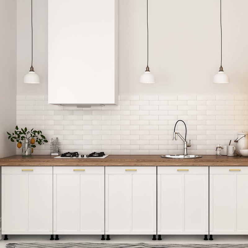 Ravinte 12 Pack 4-1/2 Inch Kitchen Square Cabinet Handles Cabinet