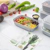 Restaurantware Futura 23.6 Ounce Meal Prep Containers With Lids 100
