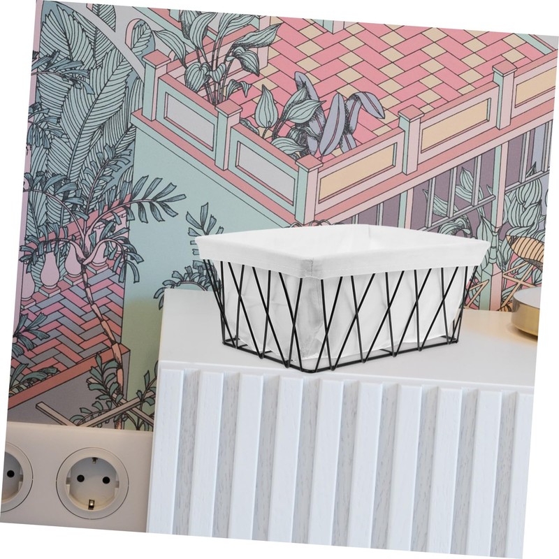 MAGICLULU Metal Wire Baskets with Liners Versatile Storage Bins for