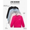 JOE BOXER Girls Sweatshirt Size 8, French Terry Pullover Crewneck