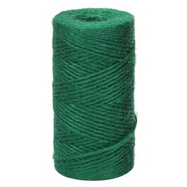 Vivifying 328 Feet Green Garden Twine, Natural 2mm Jute Twine for Floristry, Bundling, Crafts, Chistmas Wrapping (Dark Green)