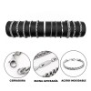 Pulseras Hombre Acero Inoxidable 12 Piezas Plata Joyería