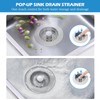 3 in 1 Kitchen Sink Drain Strainer and Stopper, 304