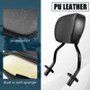 DSISIMO Motorcycle Passenger Backrest Sissy Bar Compatible with for Harley