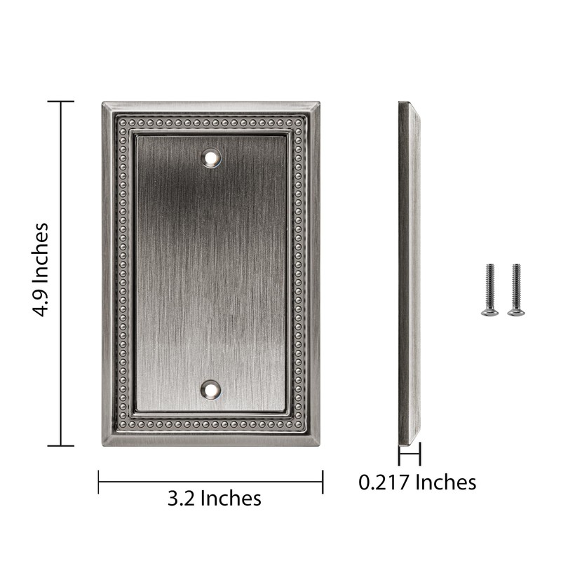 Henne Bery Sunken Pearls Heavy Duty Decorative Wall Plate Switch