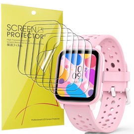 Compatible for HENGTO H69 Kids Smart Watch Screen Protector, [6 Pack] Premium High Definition Ultra HD Film Compatible with HENGTO H69 Kids Smart Watch/Butele H69 Kids Smart Watch/H69 Kids Smart Watch