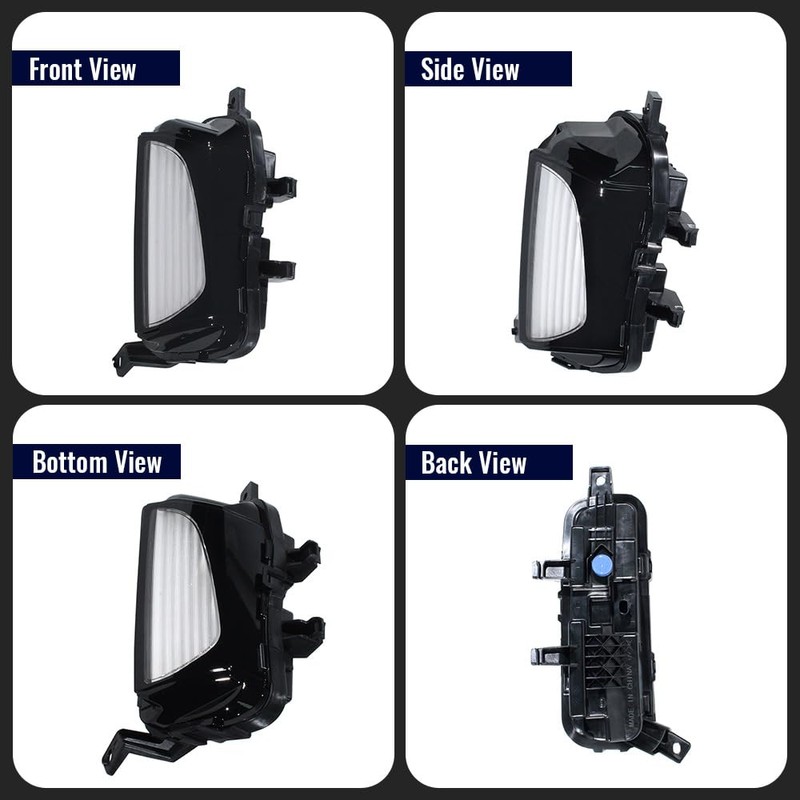 CHELANGHU Left Driver Side Daytime Running Lights Lamps DRL fog