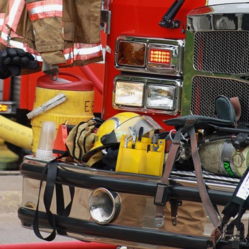 KUNN Firefighter 4-Pocket Tool Pouch Inside Turnout Coat Bunker Pocket