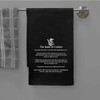 Azeeda 'Funny Cricket Rules' Black Cotton Tea Towel/Dish Cloth (TW00057418)