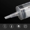 AIMALL 100-200ML Reusable Big Large Plastic Hydroponics Nutrient Measuring Syringe,