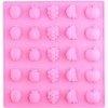 YIMINGMOLD 1pcs Fruit Silicone Candy Molds Strawberry Pineapple Grapes banana