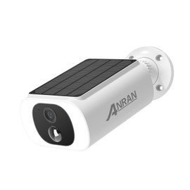 ANRAN 2K Solar Security Cameras Wireless Outdoor, 2.4Ghz WiFi Surveillance Outdoor Camera for Home Security with Embedded Solar Panel, Color Night Vision, 2-Way Talk, IP67 Waterproof, Work with Alexa